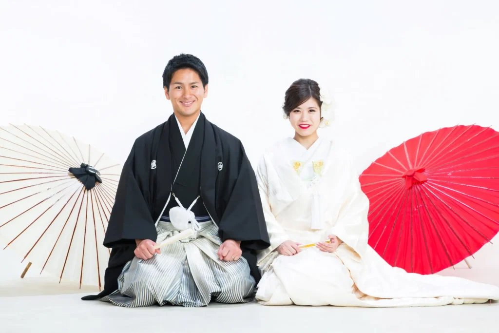 婚礼和装前撮りスタジオ写真