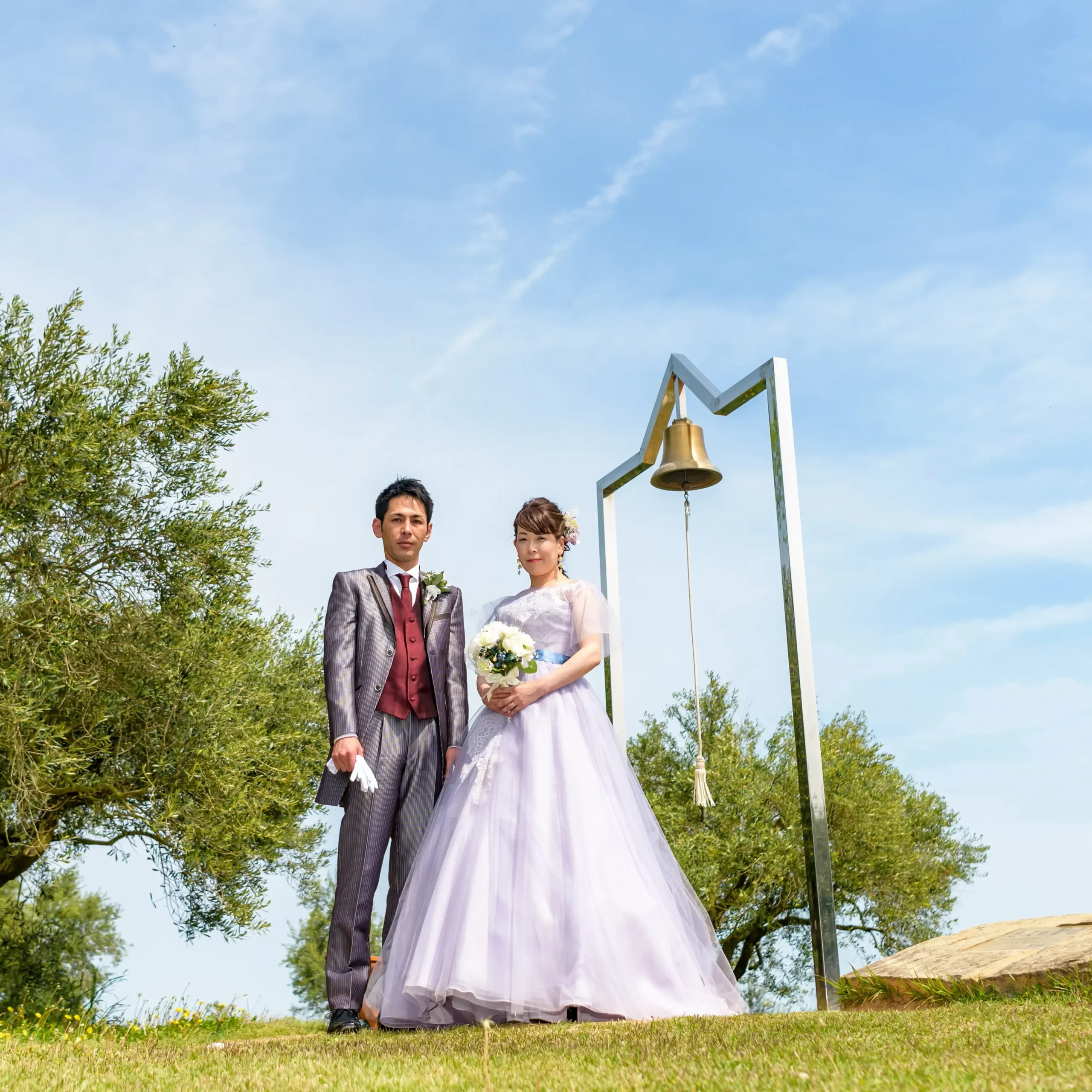婚礼洋装前撮りロケーション写真