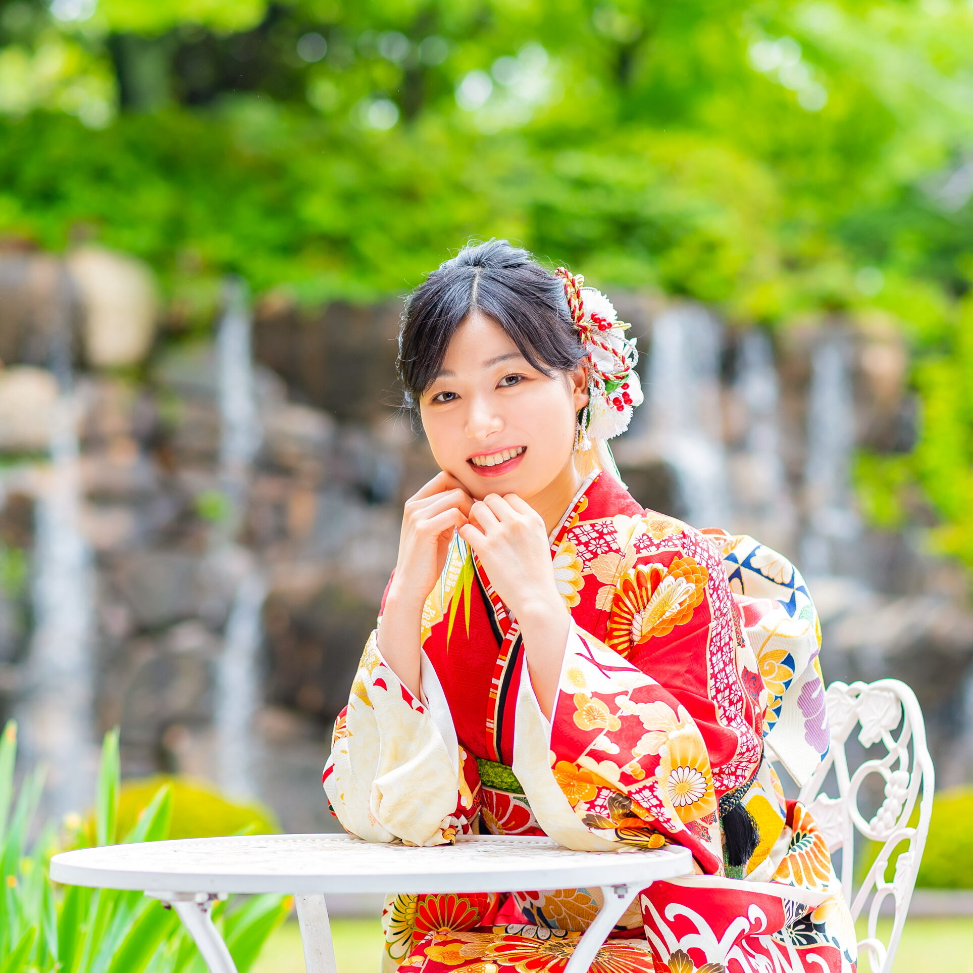 成人式前撮りロケーション写真
