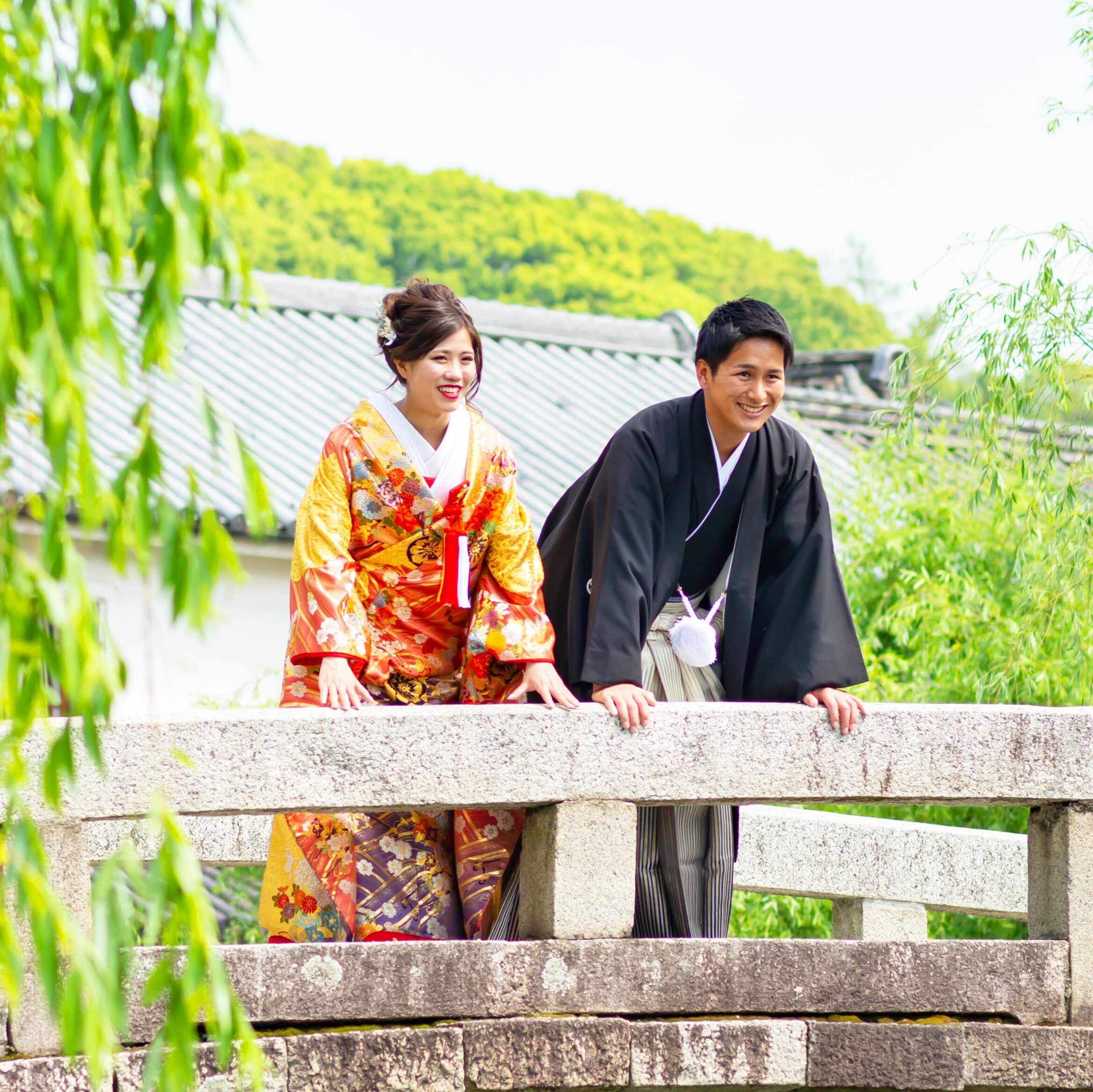 婚礼和装前撮りロケーション写真