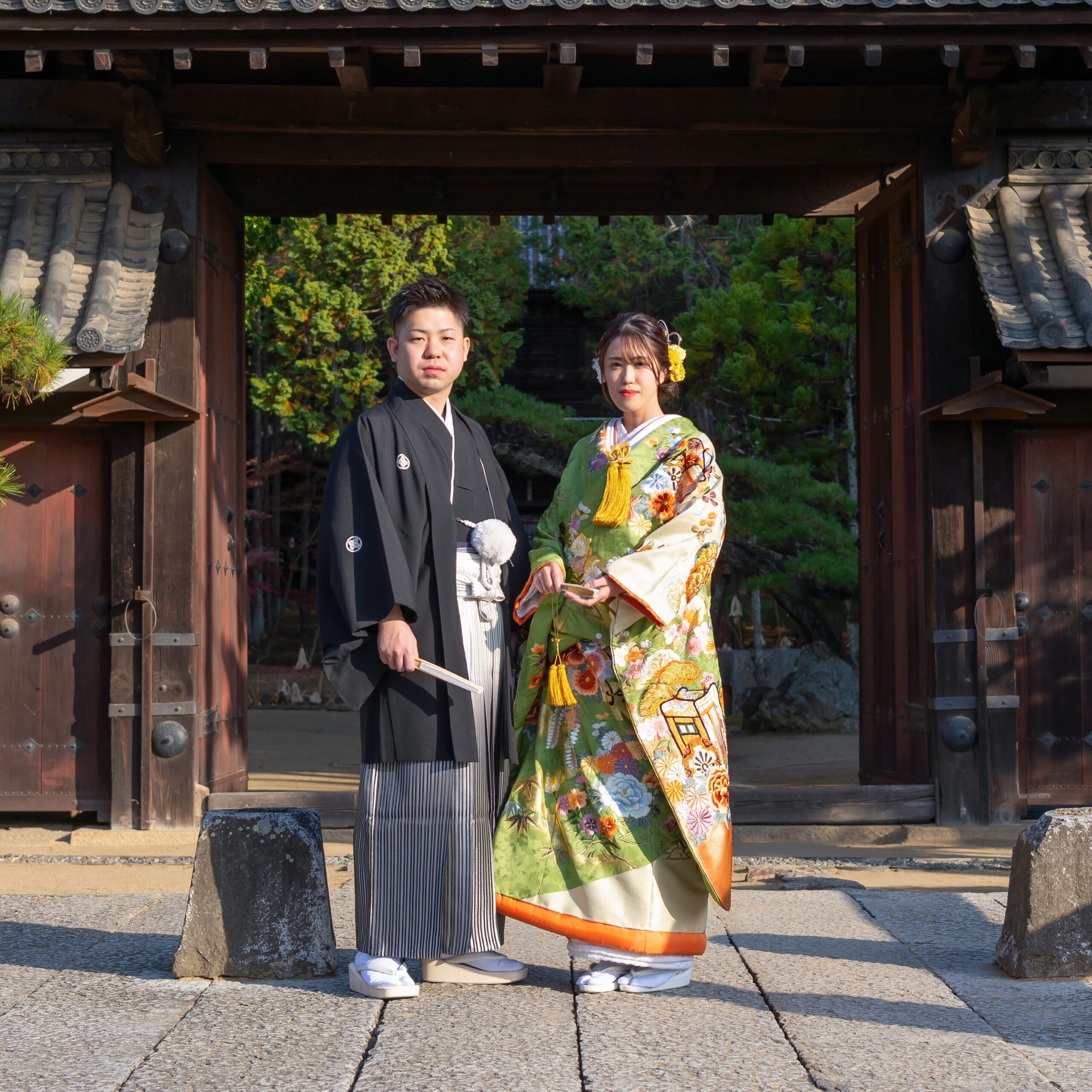 和装婚礼の前撮り(岡山・あとりえM)