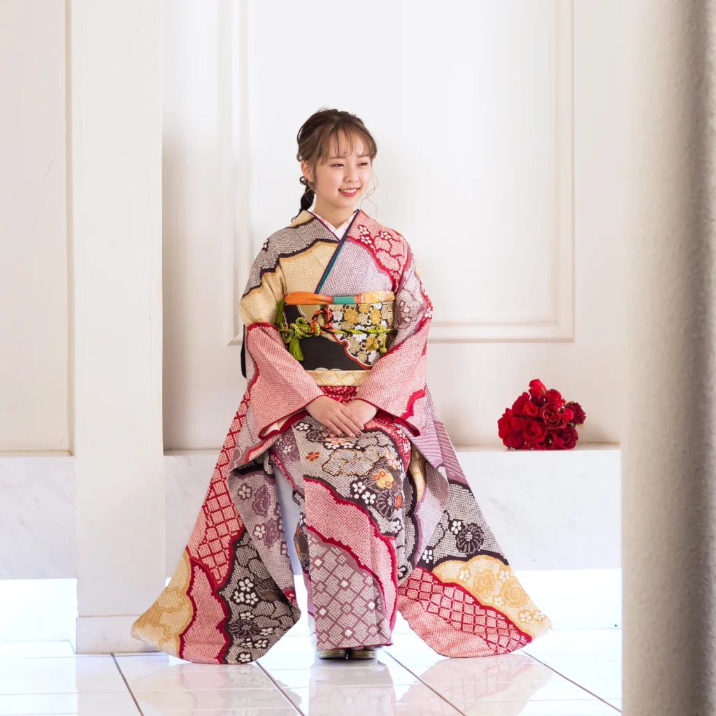 成人式の前撮り写真（振袖・あとりえMスタジオ）