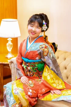 成人式前撮り（振袖・岡山）