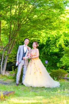 洋装婚礼前撮り（岡山国際ホテル）