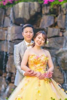 洋装婚礼前撮り（岡山国際ホテル）