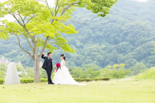 洋装婚礼前撮り