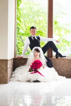 洋装婚礼前撮り