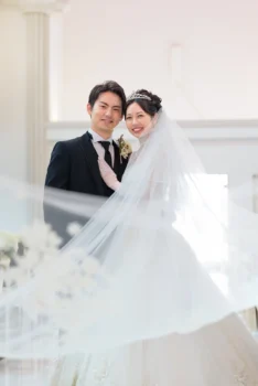 洋装婚礼前撮り（岡山国際ホテル・チャペル）